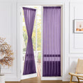 Tollpiz Sheer Door Curtain Closet Linen Textured Curtain Sheers Doorway Light by Tollpiz