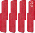 8 Pack 16.5 inch Reusable Mop Pads Microfiber Spray Mop Replacement Heads by H-Gamely