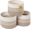 Small Basket for Organizing | Cube Shelf Closet Storage Baskets | 9.7×9.7×7.1” by MiniArkStorageBasketsHome