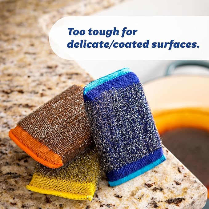 Scrub Daddy Large Steel Scouring Pads - Image 4