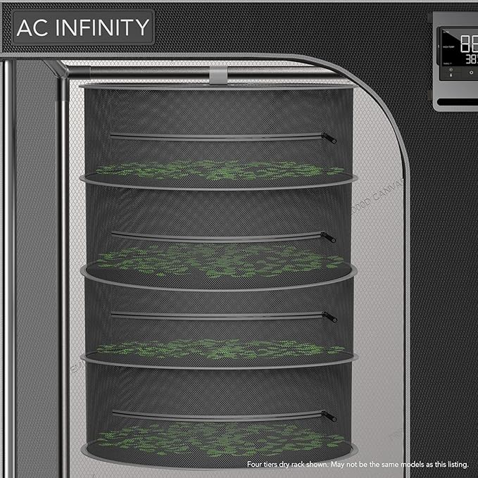 AC Infinity Herb Drying Rack, 8-Layer Hanging Mesh Net - Image 6