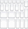SMARTAKE 22-Piece Drawer Organizer by SMARTAKE