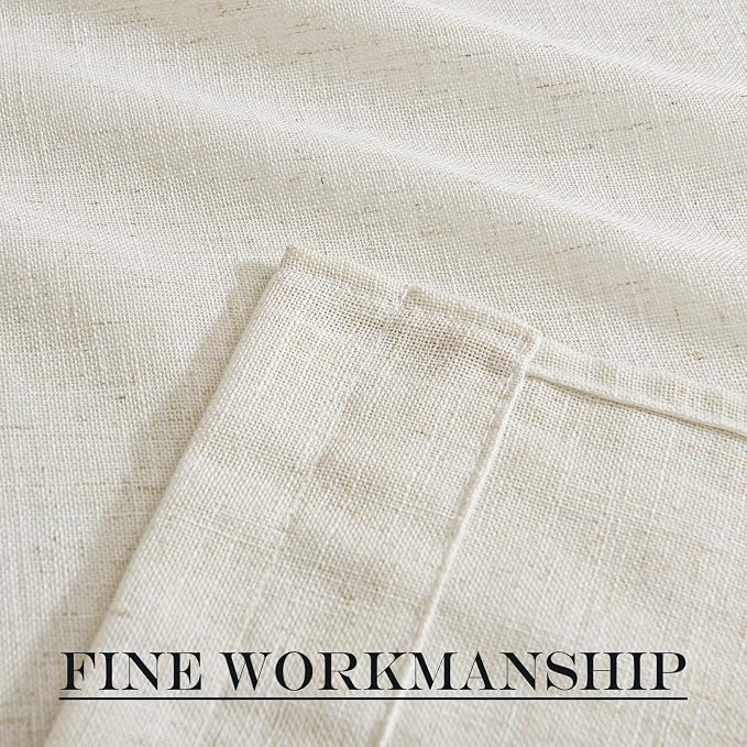 NICETOWN Sheer Door Curtains for Window, Farmhouse Sidelight Window Treatment - Image 7