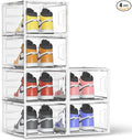 Shoe Storage Boxes Fit Size 13, Shoe Rack & Holder Sneaker Container, Thicken & by SEESPRING