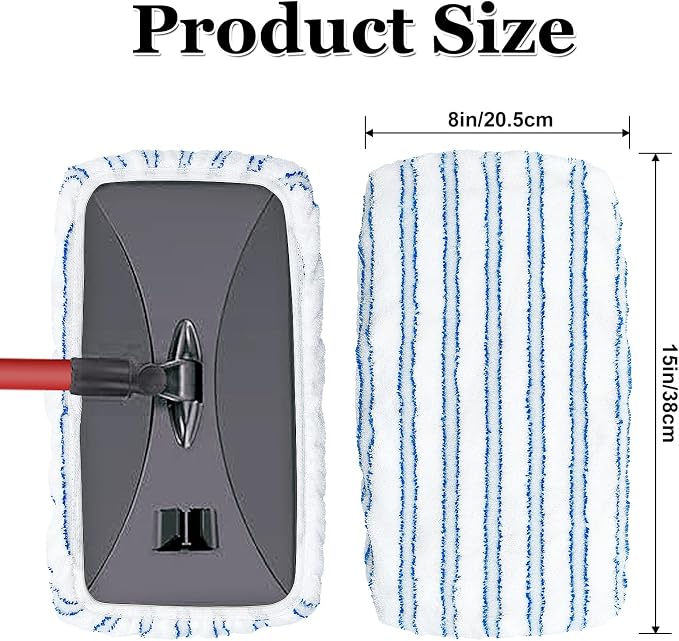 Mop Heads Replacements for Ocedar Hardwood Floor 'N More Microfiber Mop - Image 3