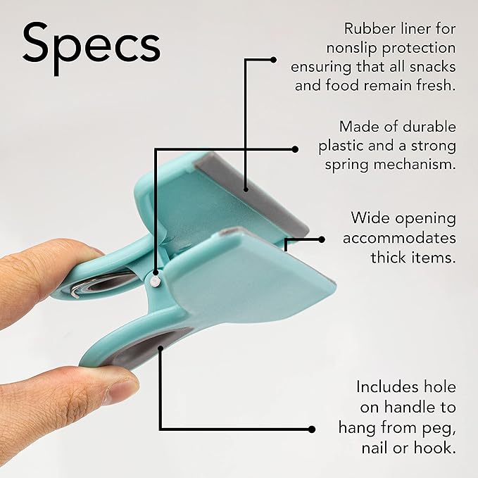 COOK WITH COLOR Bag Clips - Image 2