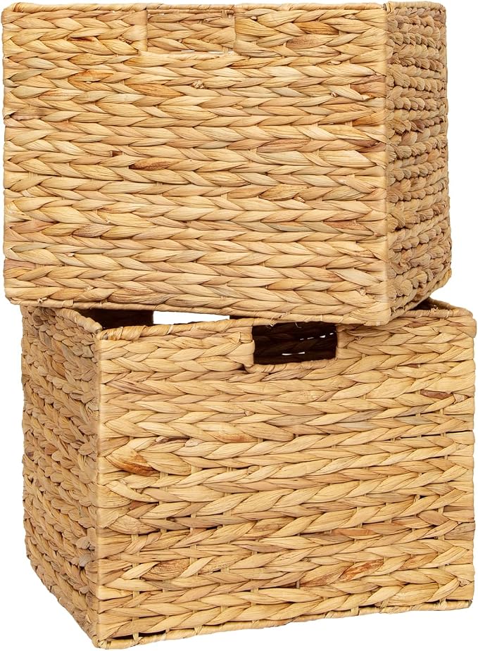 Storage Baskets，Wicker Baskets, Hyacinth Basket - Image 7