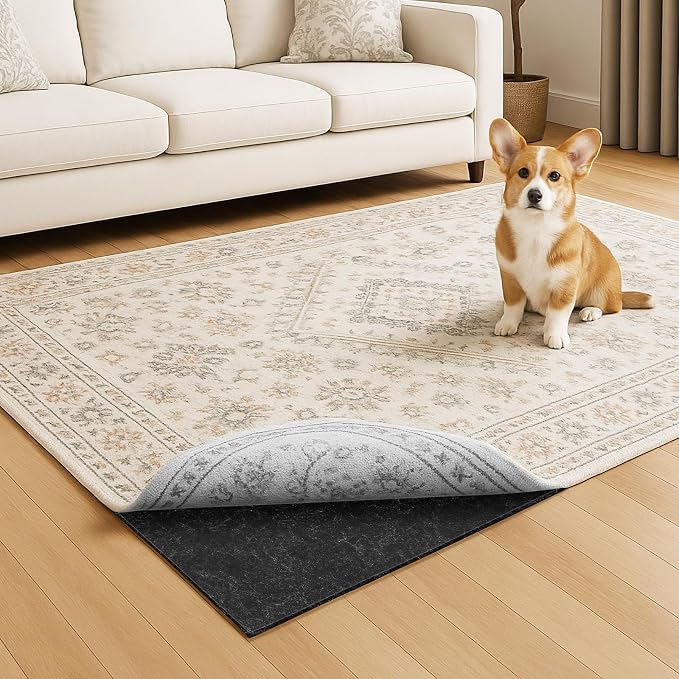 Warmstar 4x6 FT Non Slip Rug Pad, 100% Waterproof Felt Rug Pad by Warmstar