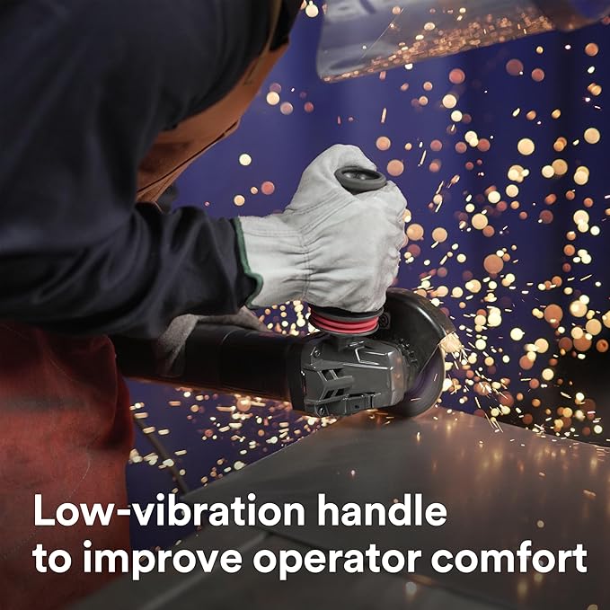 3M Electric Angle Grinder, 6 in Paddle Switch, - Image 2