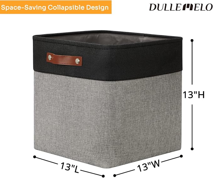 DULLEMELO Storage Bins for Organizing, Closet Storage Baskets for Gift Empty - Image 2
