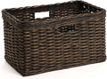 The Basket Lady Tall Rectangular Wicker Storage Basket, 20 in L x 13 in W x 11 by TheBasketLady