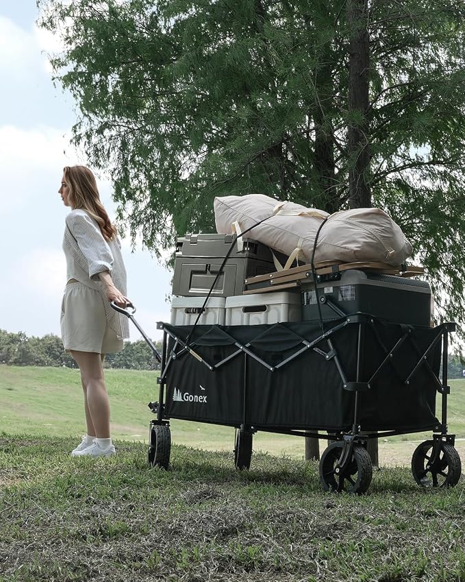 Gonex 48''L Collapsible Foldable Heavy Duty Oversized Wagon - Image 9