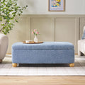 Walker Edison Linley Contemporary Large Storage Bouclé Ottoman by WalkerEdison
