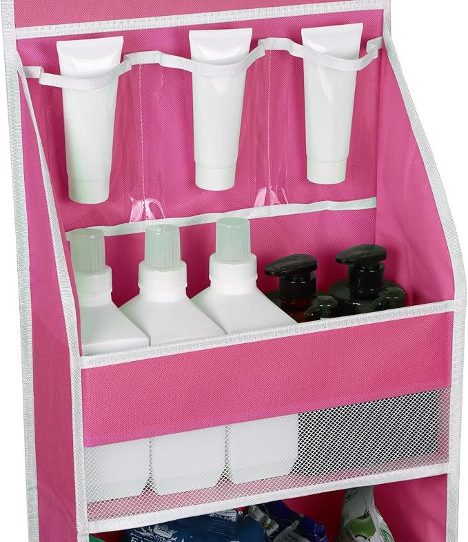 Univivi 5-Shelf Fabric Door Storage Over Door Hanging Organizer - Image 2