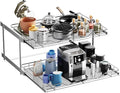 HOLDN’ STORAGE Two Tier Pull Out Cabinet Organizer, Individual Sliding Drawers by HOLDN%E2%80%99STORAGE