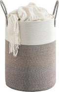 CLHMILY&Z 60L Laundry Basket Round Storage Rope Basket by ClhmilyZ