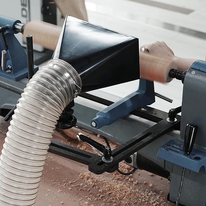 Woodturning Dust Hood Installed on Woodlathe - Image 5