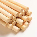 1/2 x 17.5 Inch 25 PCS Dowel Rods Wood Sticks Wooden Dowel Rods by DTmasao