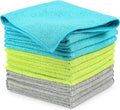AIDEA Microfiber Cleaning Cloth-12PK, Soft Microfiber Towels by AIDEAHOME