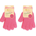 Evridwear Exfoliating Gloves for Shower, 100% Nylon Thick Soft Medium Heavy by Evridwear