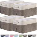 BALEINE 4 Pack Fabric Storage Bins by BALEINE