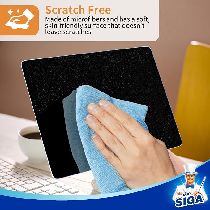 MR.SIGA Microfiber Cleaning Cloths, All-Purpose Surface Microfiber Towels - Image 4