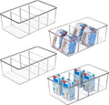 Vtopmart 4 Pack Food Storage Organizer Bins, Cabinet Organization and Storage by Vtopmart
