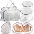 SATINIOR 6pcs Large Bra Lingerie Wash Bags by SATINIOR