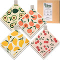 Swedish Dishcloths for Kitchen, 8 Pack Reusable Paper Towels by Eulnars