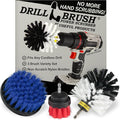 Drill Brush Attachments for Cleaning Carpet, Boats by Drillbrush