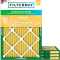 Filterbuy 16.38x21.5x1 Air Filter MERV 11 Allergen Defense Replacement by Filterbuy