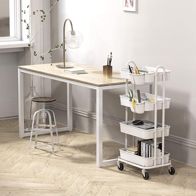 Simple Houseware 4-Tier Multifunctional Rolling Utility Cart - Image 3