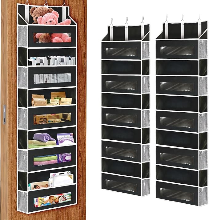 2 Packs 5-Tier Over the Door Storage Organizer by Unknown