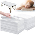 Disposable Bed Sheets 200 Pcs 31" x 71" Massage Table Sheets Non Woven Fabric by XATUMO
