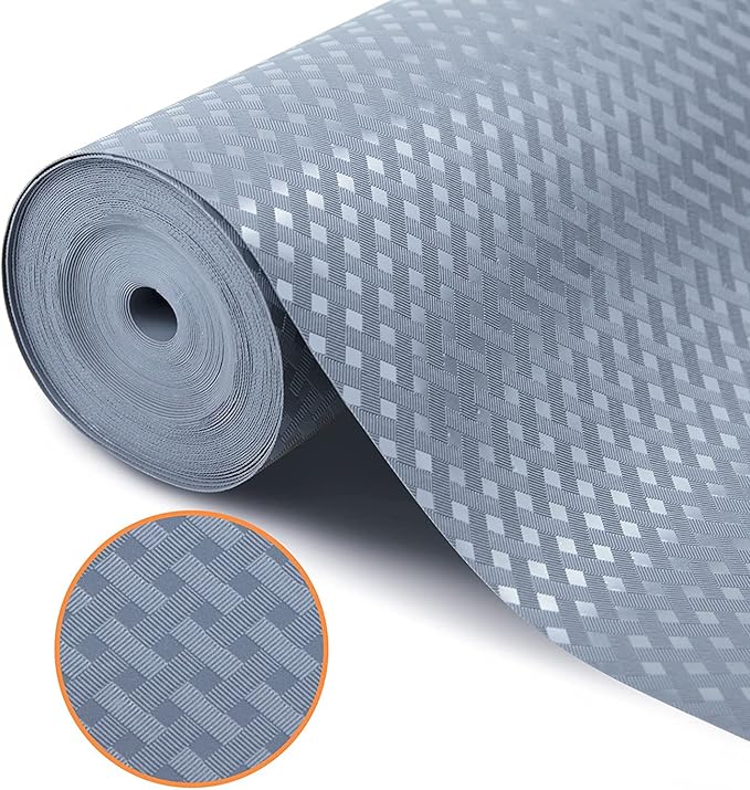 Shelf Liners for Kitchen Cabinets Non Adhesive Drawer Liner EVA Material by SMARTSHELF