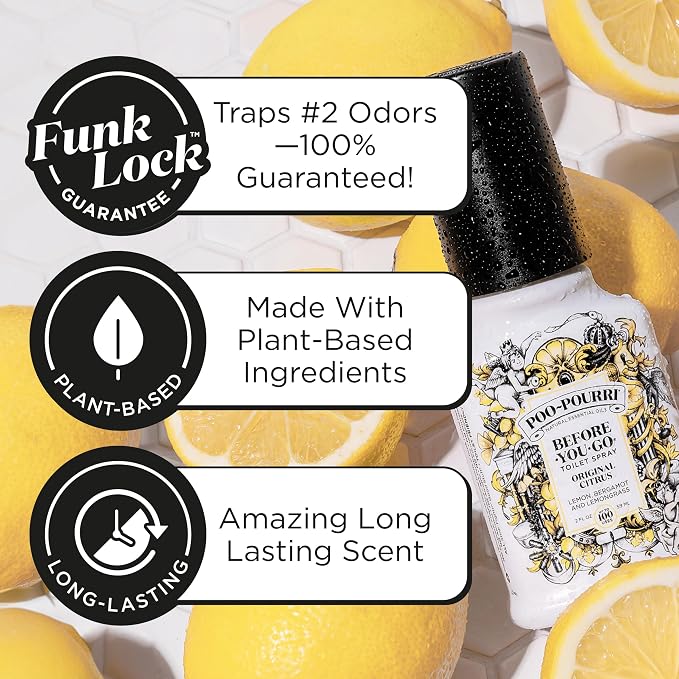 Poo-Pourri Before-You-Go Toilet Spray, Original Citrus, 4 Fl Oz, Bathroom Odor - Image 3