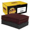 Dura-Gold Premium 6" x 9" Scuff Pads, 5 Each Maroon General Purpose & 5 Each by Dura-Gold
