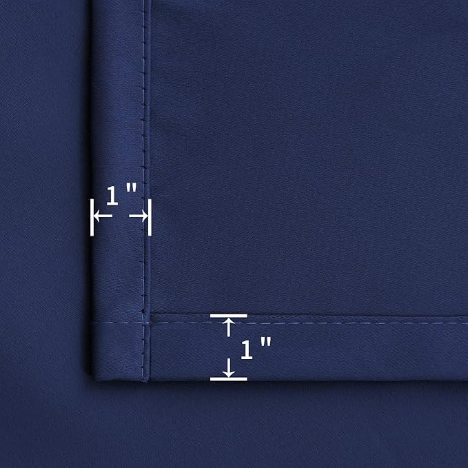 BGment Navy Blue Blackout Curtains 54 Inches Length - Image 5