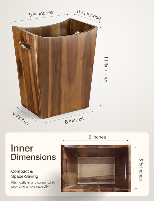 2 Gallons Rectangular Wastebaskets - Image 2