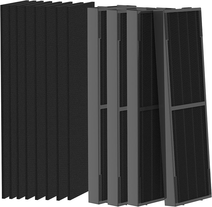 4 Packs FLT4825SM Smoke Clean True HEPA Filter B Compatible by FCFMY