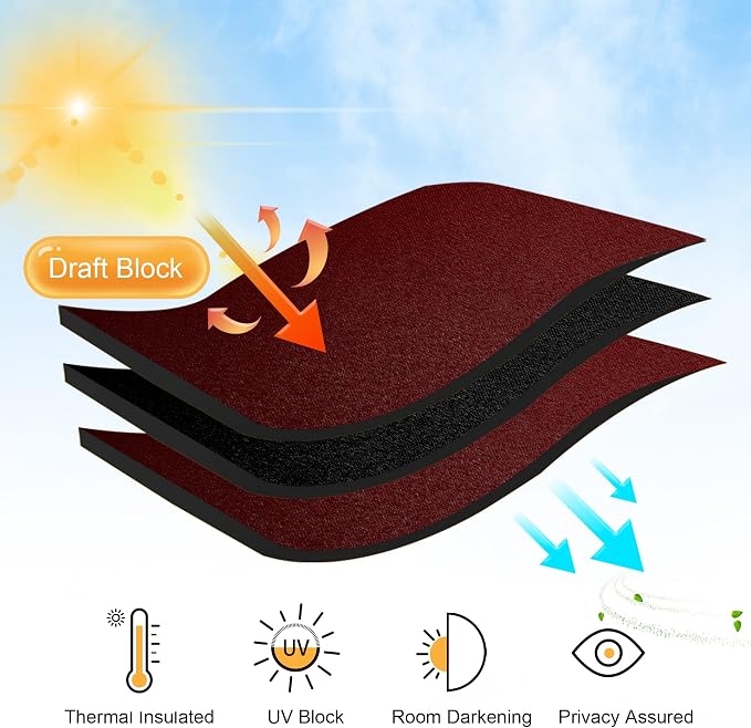 RYB HOME Bathroom Window Curtains - Image 4