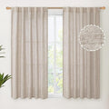 YoungsTex Linen Curtains 48 Inch Length by YoungsTex