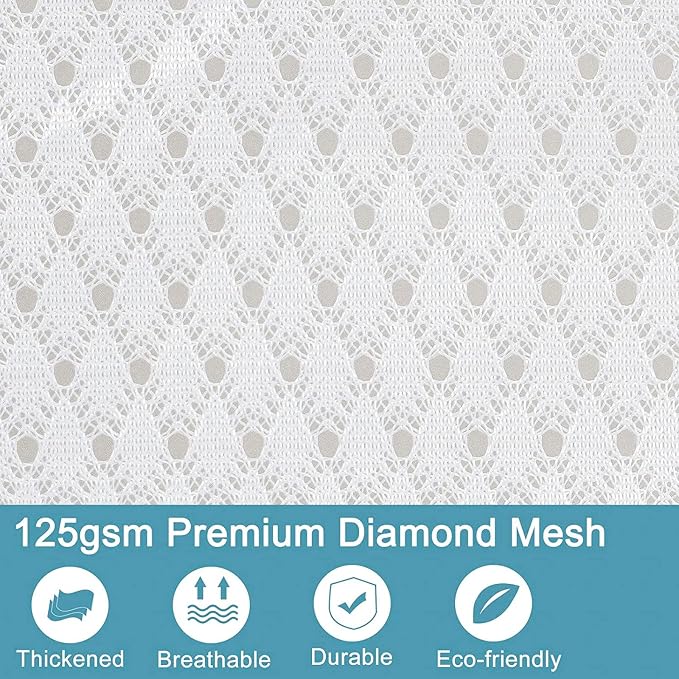 Polecasa 3Pcs Extra Durable 125g Diamond Mesh Laundry Bags - Image 2