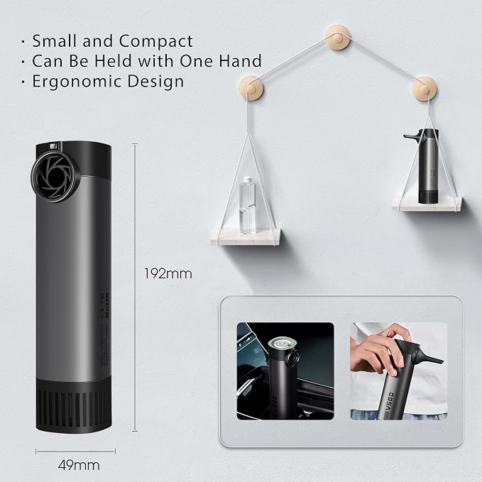VSGO Electric Compressed Air Duster, Portable Cordless Handheld Air Blower - Image 4
