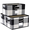 PRANDOM Fodable Storage Bins for Closet Decorative Fabric Storage Baskets Cubes by Prandom
