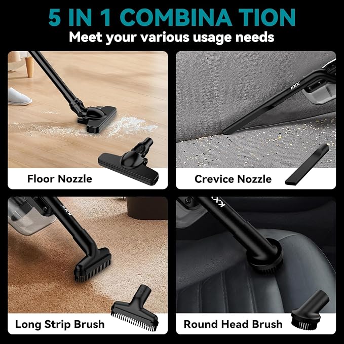 KXX Cordless Vacuum for makita 18V Battery, Handheld Electric Power Vacuum - Image 5