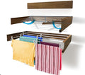 Step Up Laundry Drying Rack, Wall Mounted, Retractable Clothes Drying Rack by StepUpDryingRacks