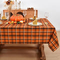 Waterproof Checkered Tablecloth Fabric by Essifunia