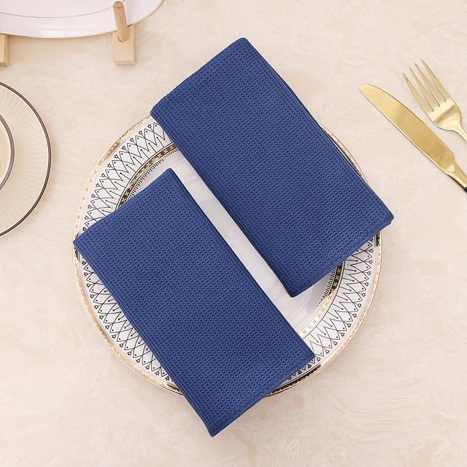 Homaxy 100% Cotton Waffle Weave Kitchen Towels - Image 8