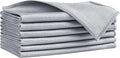 HOMEXCEL Microfiber Glass Cleaning Cloths 6 PK, Lint Free Streak Free, Reusable by HOMEXCEL